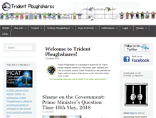 Tablet Screenshot of gallery.tridentploughshares.org